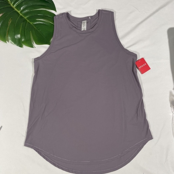NWT Spanx [ XS ]‎ Go Lightly Got Ya Covered Tank Top in Satin Purple - Picture 3 of 12